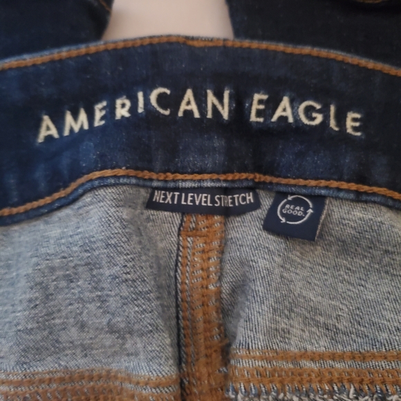 American Eagle Low Rise Kick Boot Stretch Jean Size 12 - Picture 8 of 11